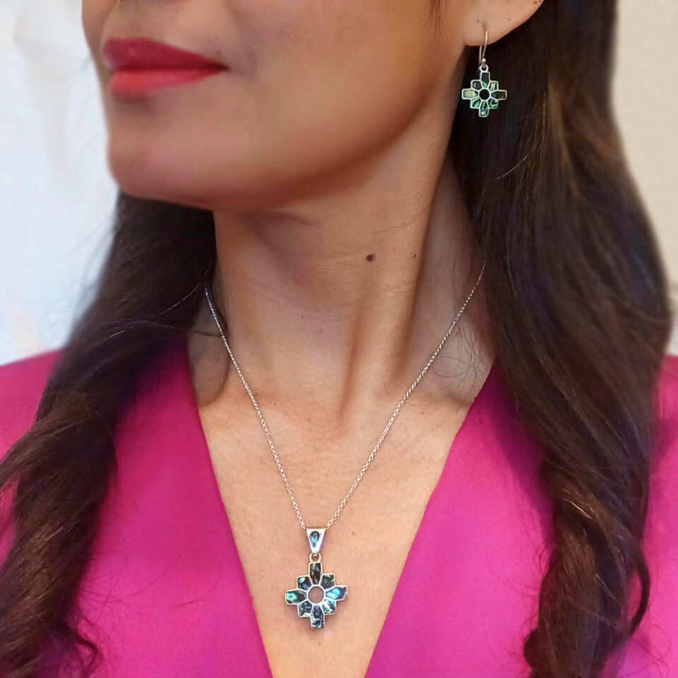 Chakana Abalon Pendant