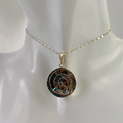 Spiral Abalone Pendant