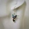 Hummingbird Abalone Earrings