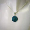 Spiral Chrysocolla Pendant