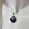 Spiral Sodalite Pendant