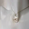Spiral Nacre Pendant